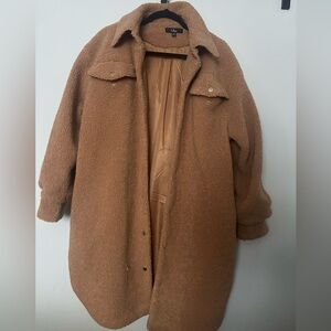 Lulu's Warm Brown Teddy Jacket